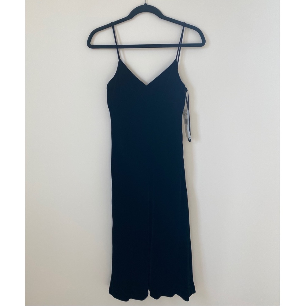 NWT Ralph Lauren Black Velvet Dress